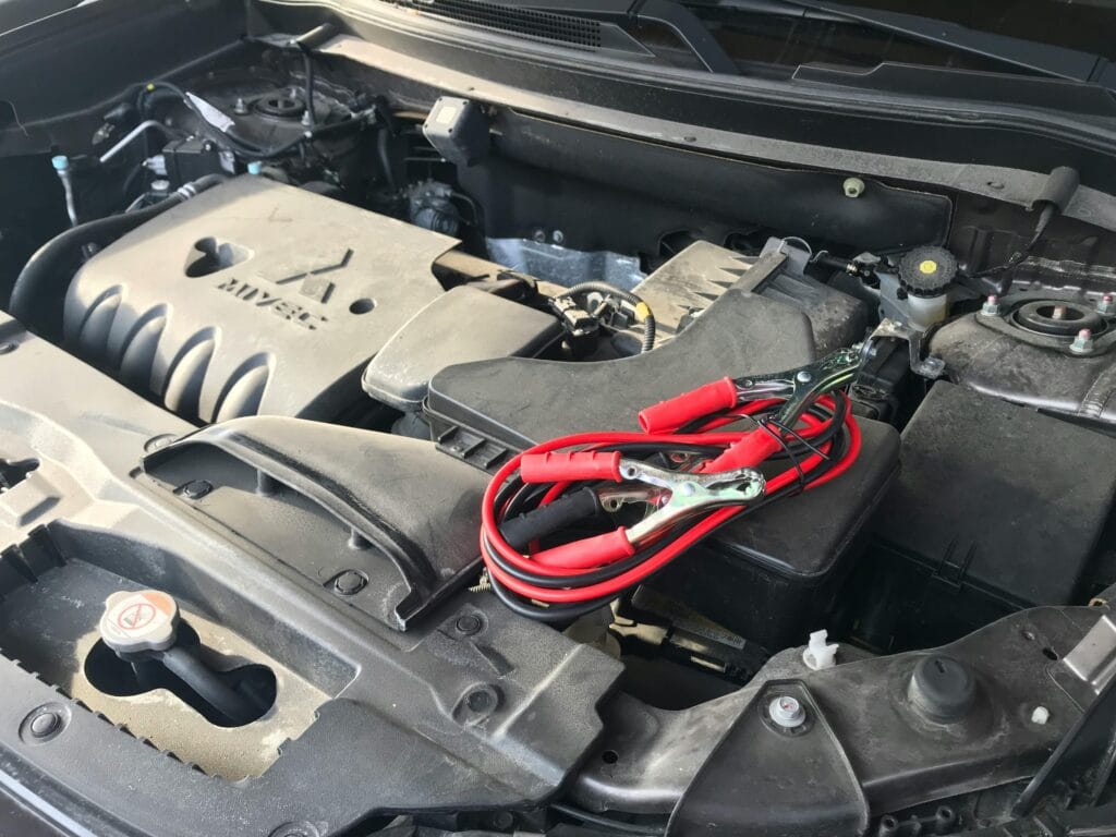 Close Up of Car Engine